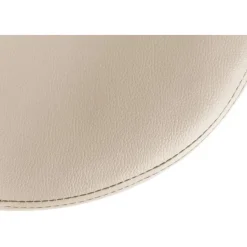 CLP Barkruk Ponte zwart Frame - Kunstleer - creme