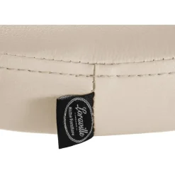 CLP Barkruk Ponte zwart Frame - Kunstleer - creme