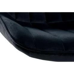 CLP Barkruk Toni zwart Frame - Fluweel - zwart