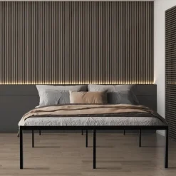 CLP Bed Hamlin 41x200x200 cm - zwart