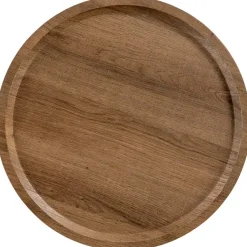 CLP Bijzettafel Aspen mat zwart Frame - Hout - bruin