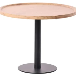 CLP Bijzettafel Aspen mat zwart Frame - Hout - natura