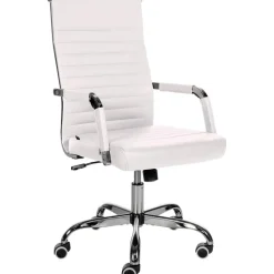 CLP Bureaustoel Amadora Kunstleer - wit