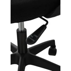 CLP Bureaustoel Auburn zwart Frame - Microfiber - zwart