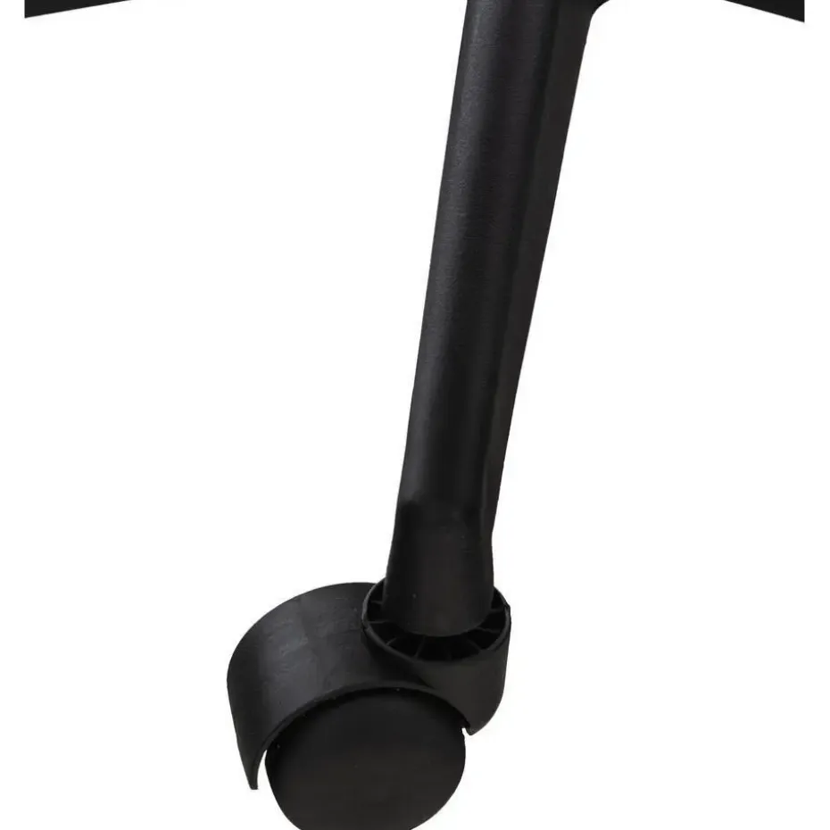 CLP Bureaustoel Auburn zwart Frame - Microfiber - zwart