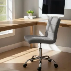 CLP Bureaustoel Darfield Stof - grijs