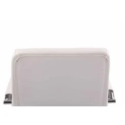 CLP Bureaustoel Deli chroom Frame - Kunstleer - wit