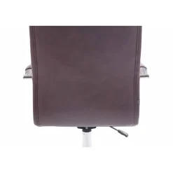 CLP Bureaustoel Deli chroom Frame - Kunstleer - bordeauxrood