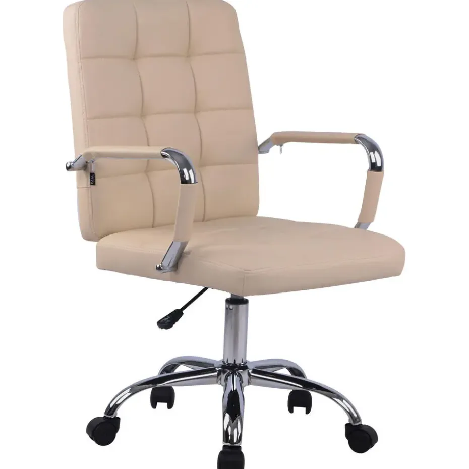 CLP Bureaustoel Deli PRO Kunstleer - creme