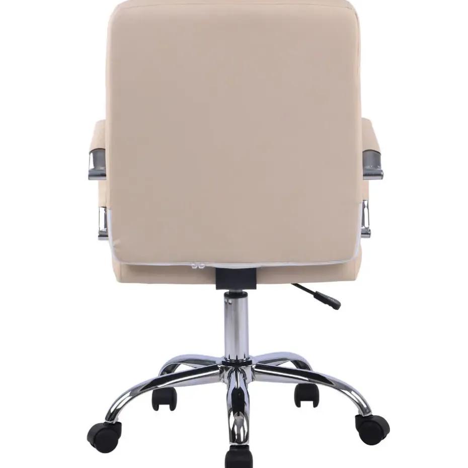 CLP Bureaustoel Deli PRO Kunstleer - creme