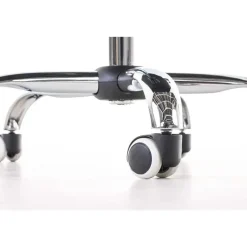 CLP Bureaustoel Deli V2 chroom Frame - Stof - grijs