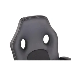 CLP Bureaustoel Elbing zwart Frame - Kunstleer - zwart/zwart