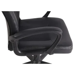 CLP Bureaustoel Elbing zwart Frame - Kunstleer - zwart/zwart