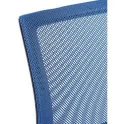 CLP Bureaustoel Genius zwart Frame - Kunstleer - blauw