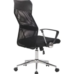 CLP Bureaustoel Korba chroom Frame - Microfiber - zwart