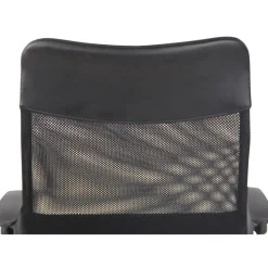 CLP Bureaustoel Korba chroom Frame - Microfiber - zwart