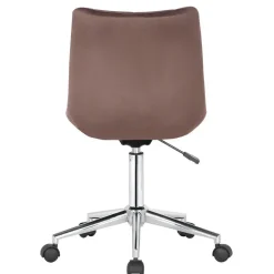 CLP Bureaustoel Medford Fluweel - bruin
