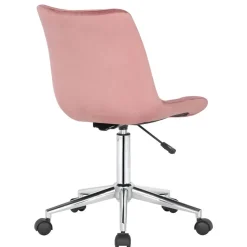 CLP Bureaustoel Medford Fluweel - roze