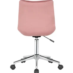 CLP Bureaustoel Medford Fluweel - roze