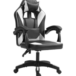 CLP Bureaustoel Orkney zwart Frame - Kunststof - zwart/wit