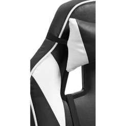 CLP Bureaustoel Orkney zwart Frame - Kunststof - zwart/wit