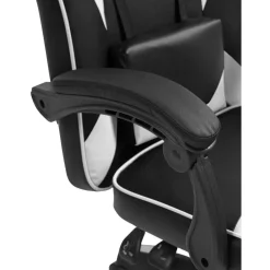 CLP Bureaustoel Orkney zwart Frame - Kunststof - zwart/wit