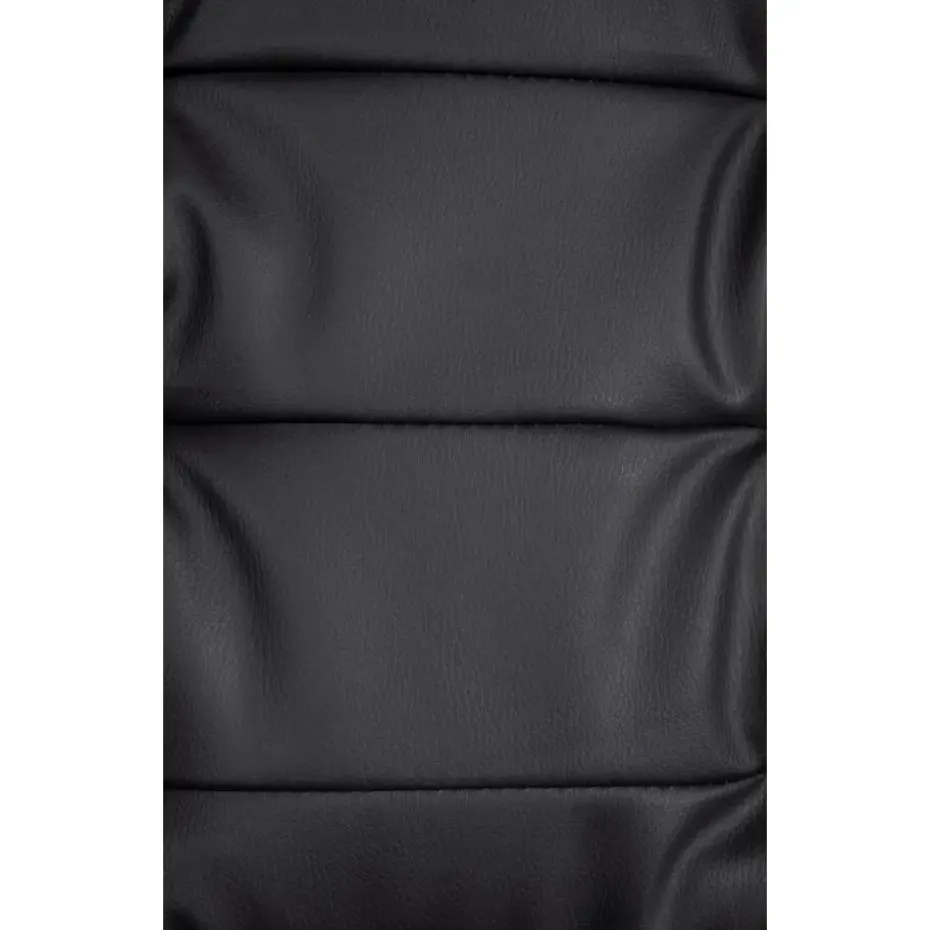 CLP Bureaustoel Oxygen chroom Frame - Kunstleer - zwart