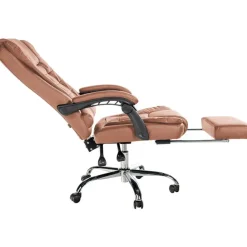CLP Bureaustoel Oxygen Kunstleer - licht bruin