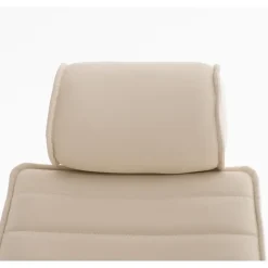 CLP Bureaustoel Rako V2 chroom Frame - Kunstleer - creme