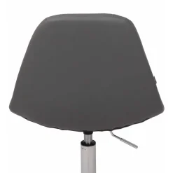 CLP Bureaustoel Reims chroom Frame - Kunstleer - grijs