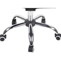 CLP Bureaustoel Terni chroom Frame - Stof - zwart