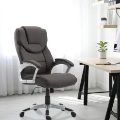 CLP Bureaustoel Texas V2 grijs Frame - Stof - donkergrijs