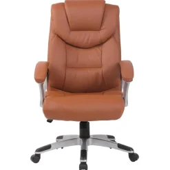 CLP Bureaustoel Texas V2 grijs Frame - Kunstleer - licht bruin