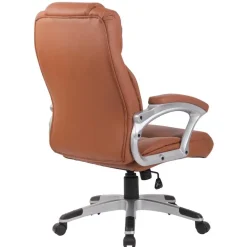 CLP Bureaustoel Texas V2 grijs Frame - Kunstleer - licht bruin