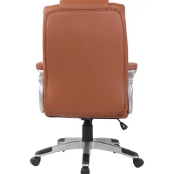 CLP Bureaustoel Texas V2 grijs Frame - Kunstleer - licht bruin