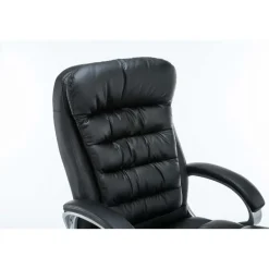 CLP Bureaustoel XXL Vancouver chroom Frame - Kunstleer - zwart