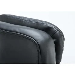 CLP Bureaustoel XXL Vancouver chroom Frame - Kunstleer - zwart