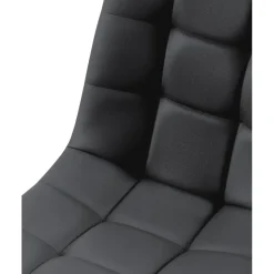 CLP Eetkamerstoel Antibes zwart Frame - Kunstleer - zwart