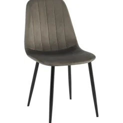 CLP Eetkamerstoel Baxter zwart Frame - Metaal - antraciet