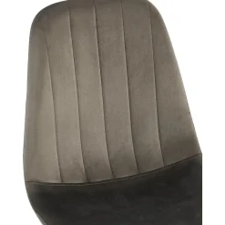 CLP Eetkamerstoel Baxter zwart Frame - Metaal - antraciet