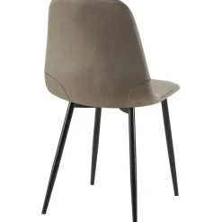 CLP Eetkamerstoel Baxter zwart Frame - Metaal - antraciet