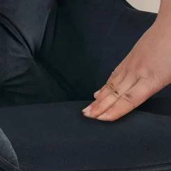 CLP Eetkamerstoel Cassis zwart Frame - Fluweel - zwart