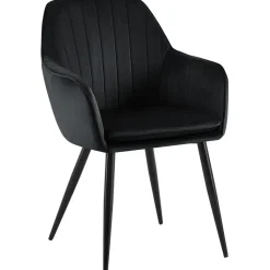 CLP Eetkamerstoel Cheryl zwart Frame - Metaal - zwart