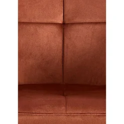 CLP Eetkamerstoel Emia zwart Frame - Fluweel - bruin