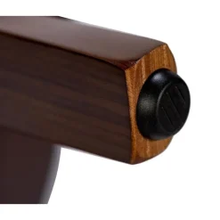 CLP Eetkamerstoel Foley walnoot Frame - Stof - walnoot/grijs