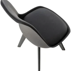 CLP Eetkamerstoel Linares natura Frame - Kunststof - zwart/zwart