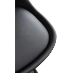 CLP Eetkamerstoel Linares natura Frame - Kunststof - zwart/zwart