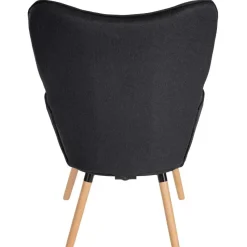 CLP Fauteuil Garding natura Frame - Stof - zwart