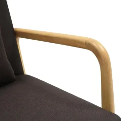 CLP Fauteuil Hibbing natura Frame - Hout - bruin