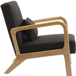 CLP Fauteuil Hibbing natura Frame - Hout - bruin